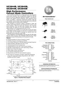 UC3844B - High Performance Current Mode Controllers
