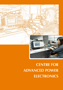 centre for advanced power electronics