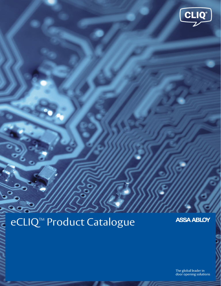 eCLIQ Product Catalogue.