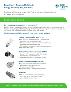 Duke Energy Progress Multifamily Energy Efficiency Program FAQs
