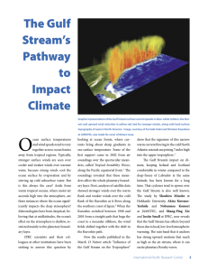 The Gulf Stream`s Pathway to Impact Climate