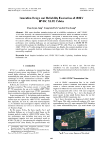 Insulation Design and Reliability Evaluation of ±80kV HVDC XLPE