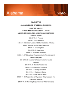Alabama - American Society for Dermatologic Surgery