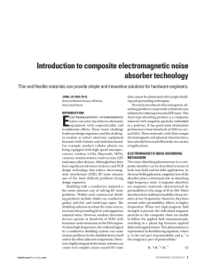 Introduction to Composite Electromagnetic Noise Absorber