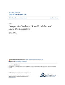 Comparative Studies on Scale-Up Methods of Single