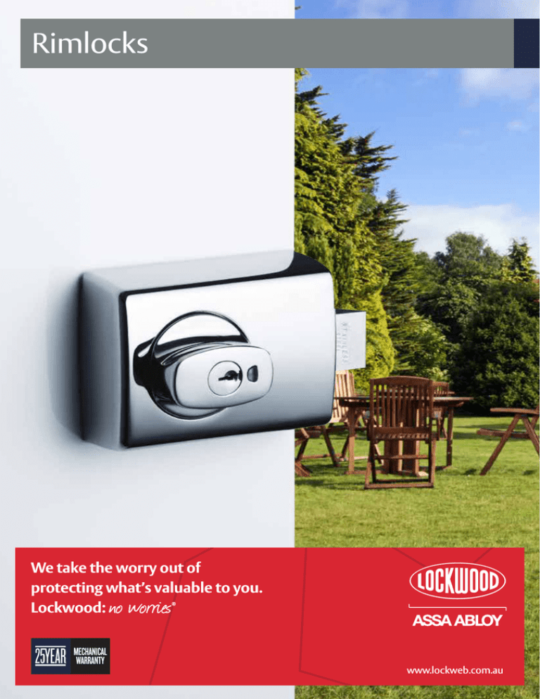 Lockwood Rimlocks Catalogue