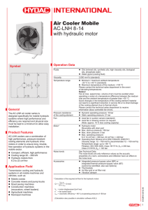 AC-LNH 8-14 Air Cooler Mobilewith hydraulic motor