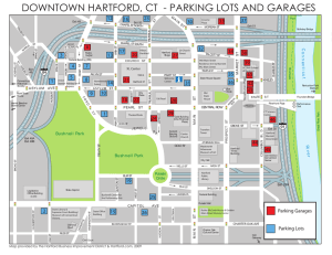 DOWNTOWN HARTFORD, CT - PARKING LOTS AND GARAGES