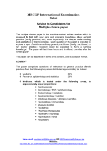 MRCGP Exam Dubai: Multiple Choice Prep Guide