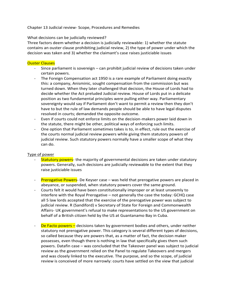 Chapter 13 Judicial review (Autosaved)