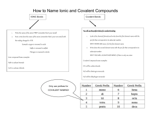Ionic Covalent or Both?