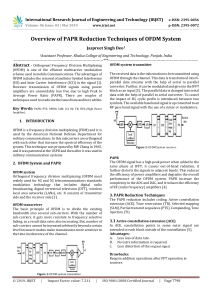 PAPR Reduction In OFDM Using New Hybrid Techniques