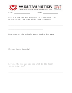 Extreme Ice Worksheet