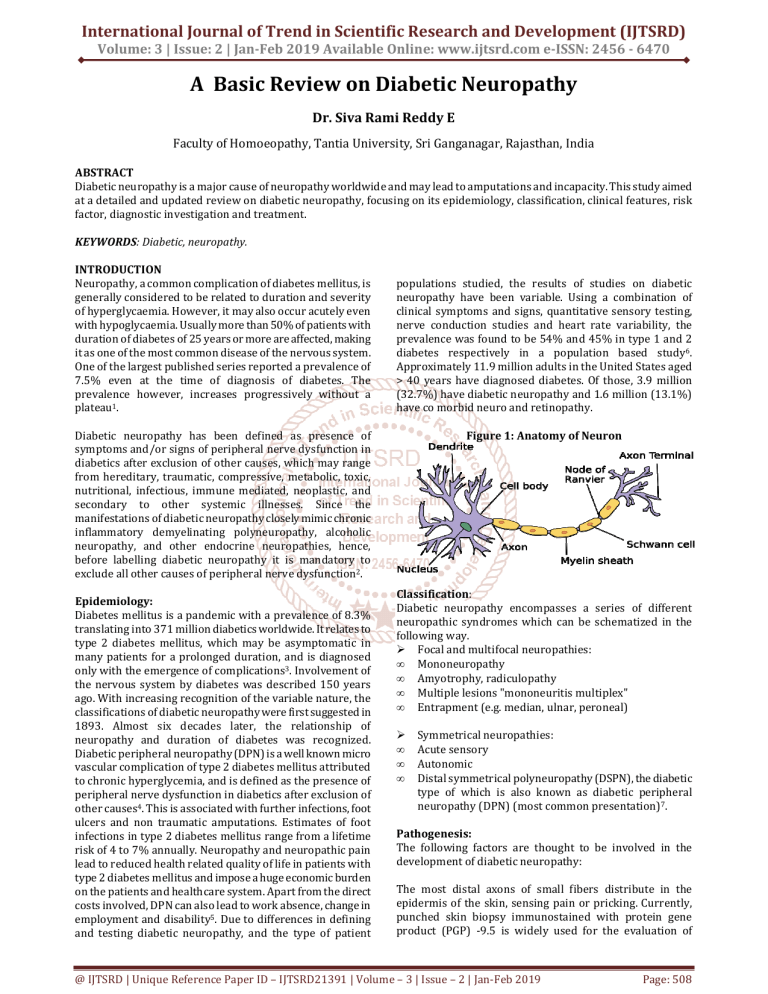 thesis on diabetic neuropathy