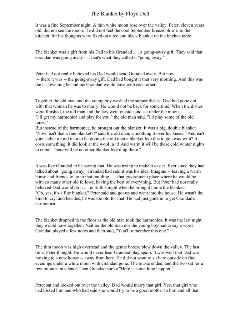 TheBlanketbyFloydDell
