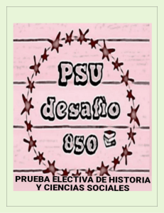 PRUEBA ELECTIVA DE HISTORIA..