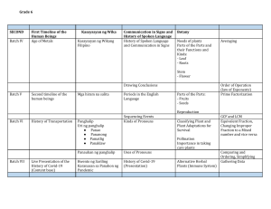 Grade 6 Curriculum: History, Language, Botany, Math