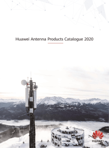 Huawei Antenna Catalogue 2020