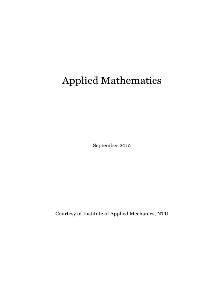 applied math thesis topics