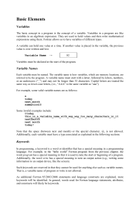 Fortran Programming Basics: Variables and Data Types