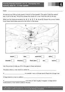 River Systems Activity Sheet