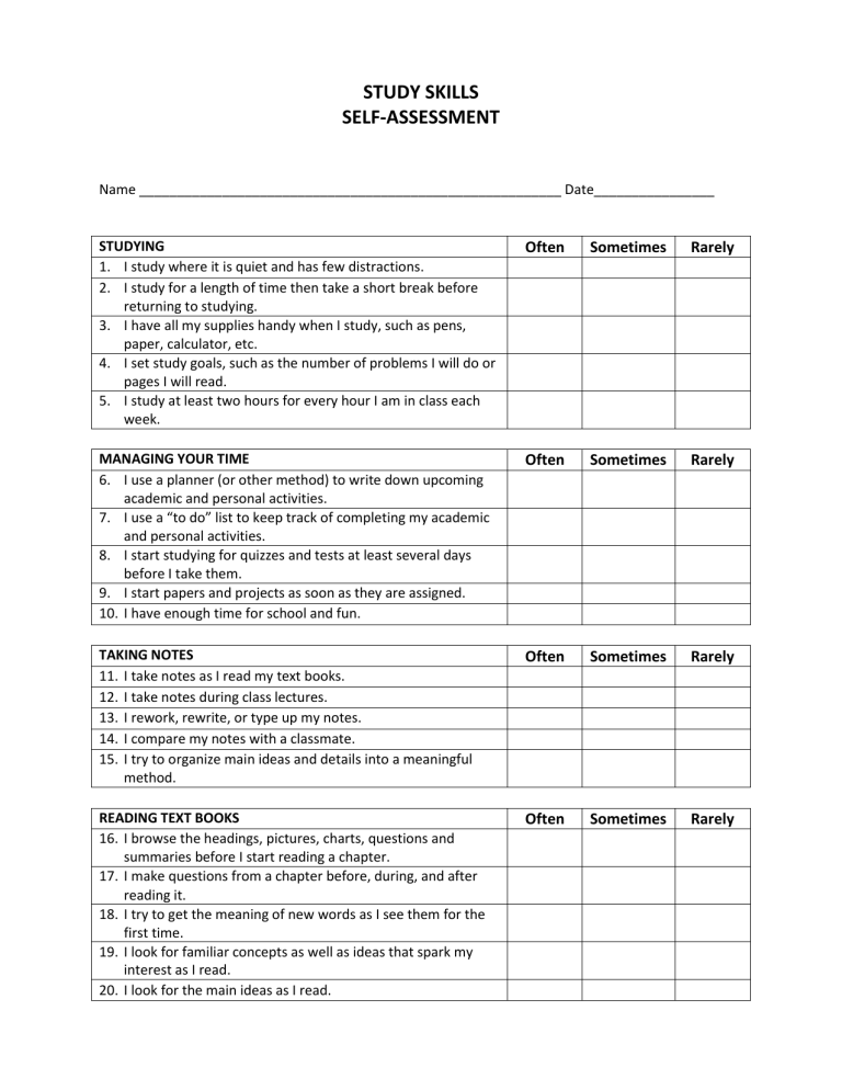 study-skills-self-assessment