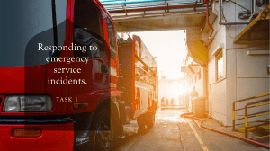 Emergency Service Incident Response Guide