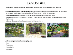 Landscaping & Sculpture Design
