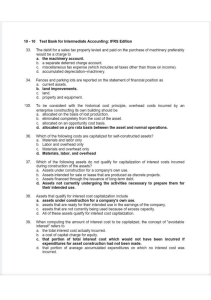 IFRS Intermediate Accounting Test Bank
