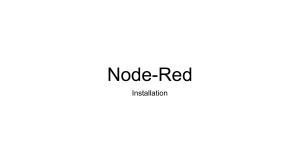 Node-RED Installation Guide