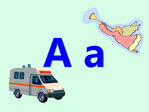 Alphabet Learning Material