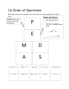 Order of Operations Worksheet: PEMDAS Practice