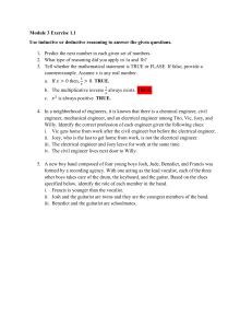Inductive & Deductive Reasoning Exercise