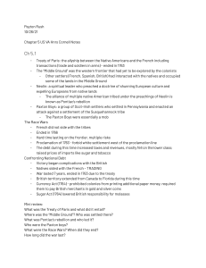 US History Chapter 5 Cornell Notes: Road to Revolution