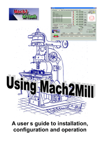 Mach2Mill CNC Software User Guide