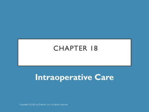 Intraoperative Care: Surgical Procedures & Anesthesia