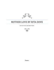 Mother Love: Poems by Rita Dove - Analysis & Themes
