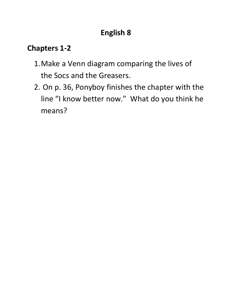 The OUtsiders chapter 12