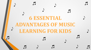 6 Essential Advantages of Music Learning for Kids