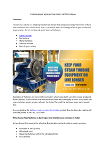 Steam turbine manufacturing companies