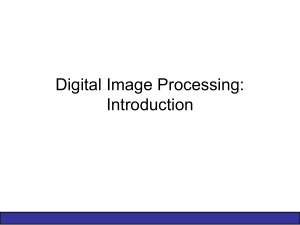 Digital Image Processing: Introduction