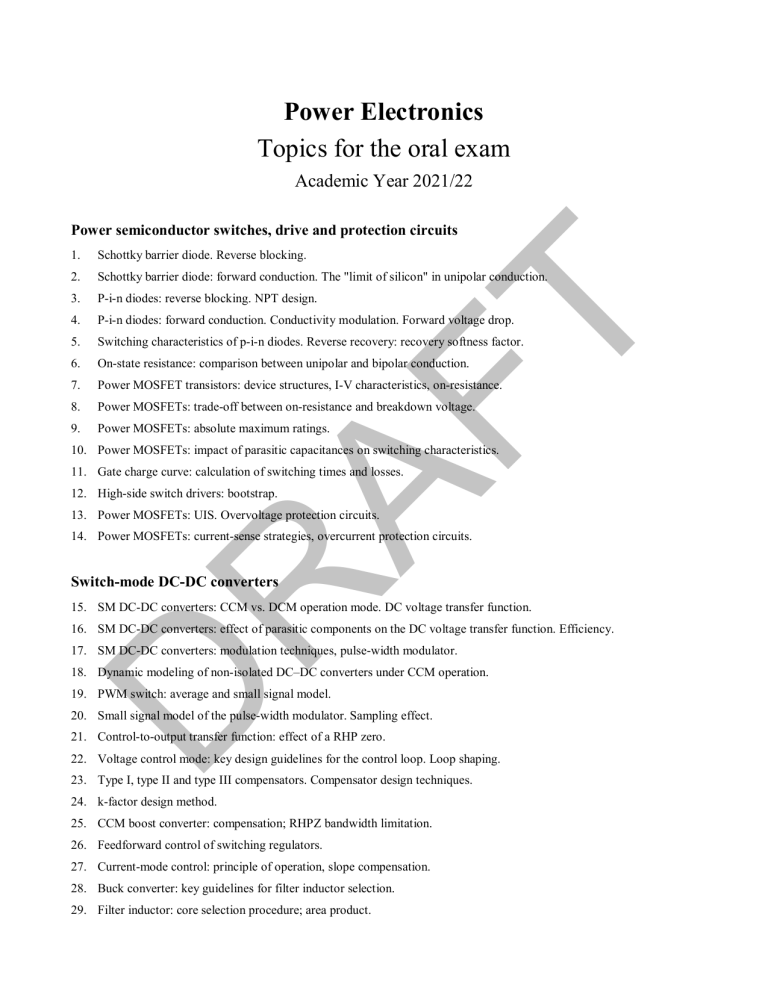 topics-for-the-oral-exam