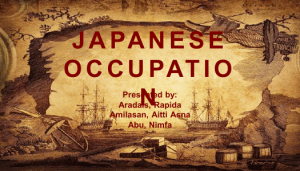 Japanese Occupation of the Philippines Presentation