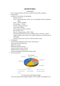 Flying Car Design Homework: Specs, Tech, SWOT