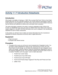 Introduction to Datasheets in Digital Electronics