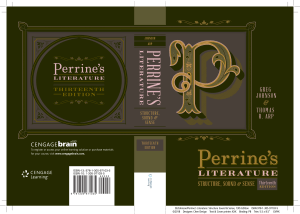 Perrine's Literature Textbook: Structure, Sound & Sense