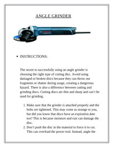 Angle Grinder Instructions & Safety Guide