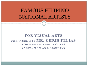 Filipino National Artists for Visual Arts