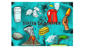 States of Matter Worksheet