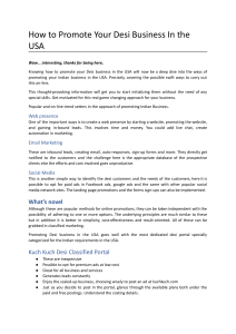 Promote Your Desi Business in the USA: Online Marketing Guide